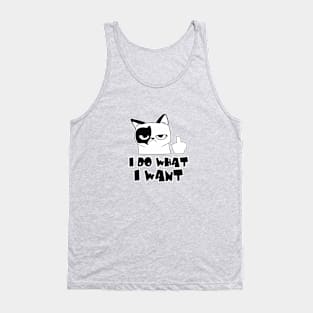 Cat I Do What I Want Tank Top